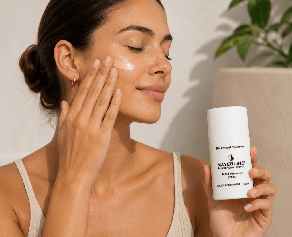 SPF skincare routine supporting pigmentation-prone skin care outcomes